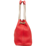 Gucci Pebbled Leather GG Soho Shoulder Bag
