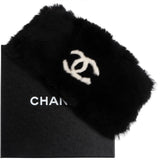 Chanel Fur CC Muffler Arm Warmer Armstulpe