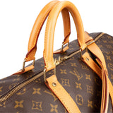 Louis Vuitton Monogram Canvas Keepall 55 Bandoulière Travel Bag