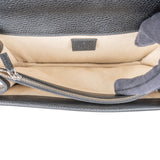 Gucci Grained Leather Crystal Dionysus Shoulder Bag