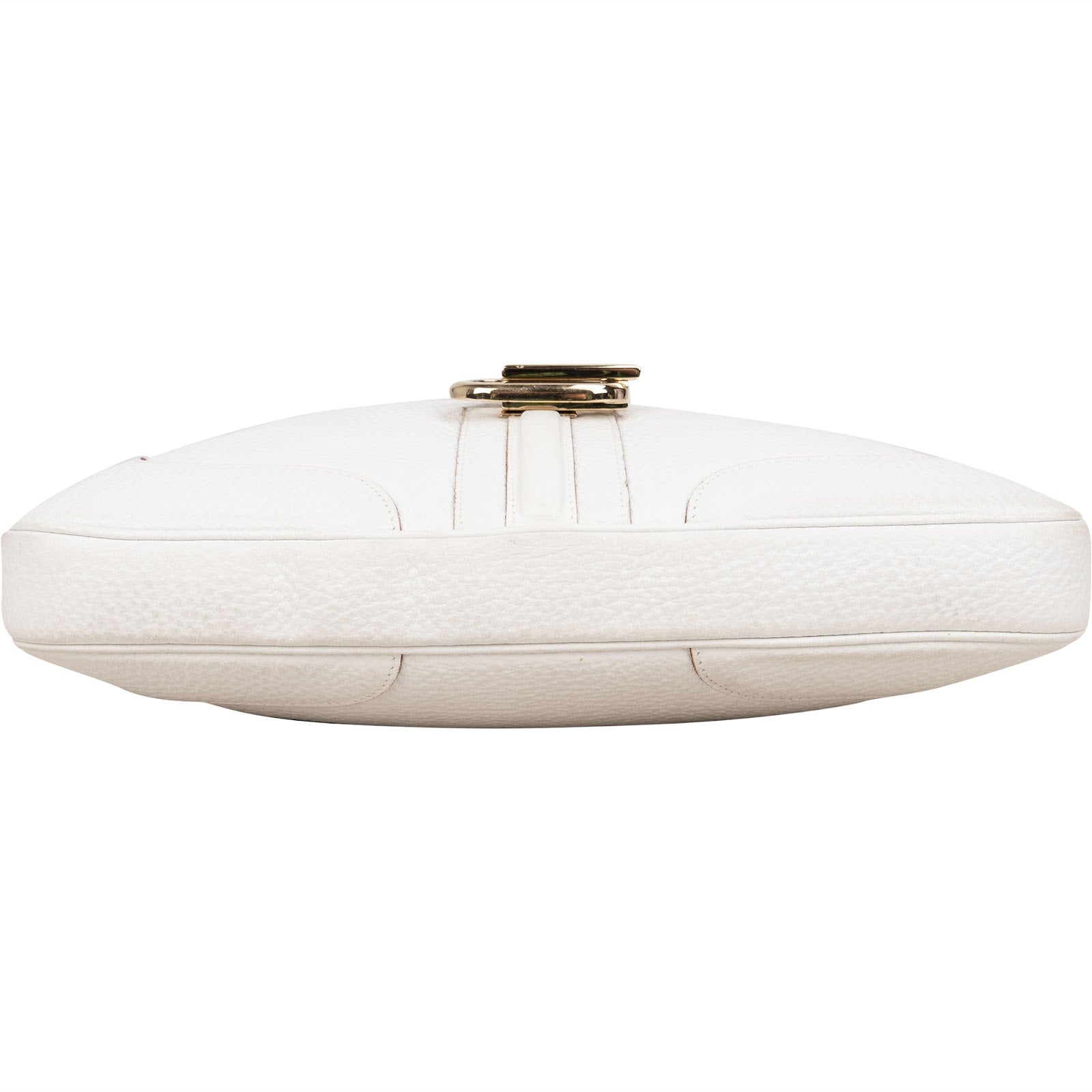 Gucci White Leather Jackie Shoulder Bag - vintageandkickz