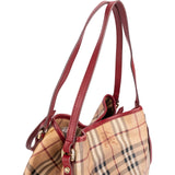 Burberry Haymarket Check Tote Shoulder Bag
