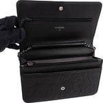 [🔄️B06 / F04] Chanel Embossed Calfskin Camellia On Chain Wallet - vintageandkickz