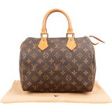 Louis Vuitton Monogram Canvas Speedy 25 Handbag