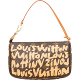 Louis Vuitton Limited Monogram Graffiti Pochette Accessoires Handbag