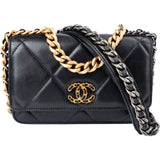 Chanel 19 Quilted Lambskin Chanel Wallet On Chain Crossbody Bag