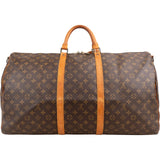 Louis Vuitton Monogram Canvas Keepall 60 Bandoulière Travel Bag
