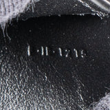 Celine Black Leather Small Triomphe Clip Card Holder Wallet