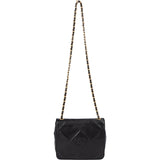 Chanel Stitching Lambskin CC Single Flap Crossbody Bag - vintageandkickz
