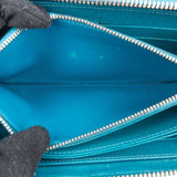 Louis Vuitton Blue Epi Leather Zippy Wallet
