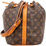 Louis Vuitton Monogram Canvas Sac Noe Petit Shoulder Bag