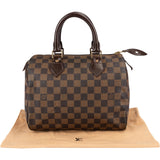 Louis Vuitton Monogram Damier Ebene Speedy 25 Handbag