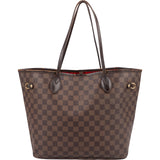 Louis Vuitton Monogram Damier Ebene Canvas Neverfull MM Shoulder Bag