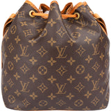 Louis Vuitton Monogram Canvas Sac Noé Petit Shoulder Bag