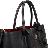 Prada Saffiano Leather Double Handbag