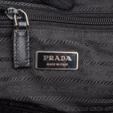 Prada Tessuto Nylon Saffiano Leather Duffle 50 Travel Bag