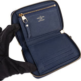 Louis Vuitton Monogram Empreinte Leather Zippy Celeste Wallet