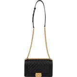 Chanel Quilted Lambskin Medium Boy Crossbody Bag