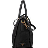 Prada Tessuto Jacquard Ricamo Tote Handbag