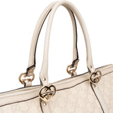 Gucci Guccissima Leather Lovely Heart Tote Handbag