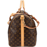 Louis Vuitton Monogram Canvas Keepall 55 Bandoulière Travel Bag