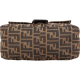 Fendi Monogram FF Zucca Mamma Baguette Shoulder Bag