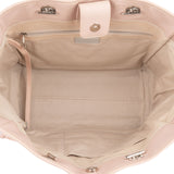 Chanel Rose Leather Shopper Deauville Shoulder Bag - vintageandkickz