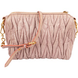Miu Miu Matelassé Nappa Leather Shoulder Bag