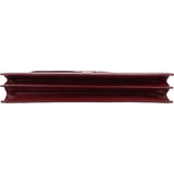 Cartier Bordeaux Leather Briefcase Porte Documents Handbag