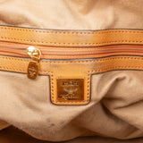 MCM Monogram Visetos Heritage Drawstring Bucket Crossbody Bag