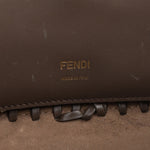 Fendi Woven Leather Baguette Crossbody Bag - vintageandkickz