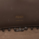 Fendi Woven Leather Baguette Crossbody Bag - vintageandkickz