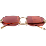 Panthère de Cartier Rimless Sunglasses