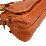 Chloé Stitching Leather Paraty Handbag