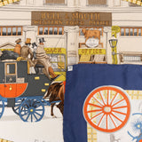 Hermès Hiver en Poste Silk Carre 90 Scarf Tuch