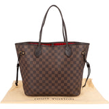 Louis Vuitton Monogram Damier Ebene Neverfull MM Shoulder Bag
