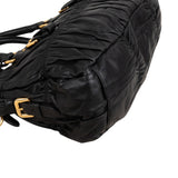 Prada Matelassé Nappa Gaufre Leather Bauletto Satchel Handbag