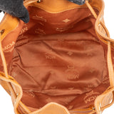 MCM Monogram Visetos Drawstring Bucket Crossbody Bag