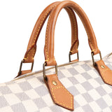 Louis Vuitton Monogram Damier Azur Canvas Speedy 35 Handbag