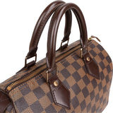 Louis Vuitton Monogram Damier Ebene Canvas Speedy 25 Handbag