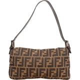 Fendi Monogram FF Zucca Baguette Shoulder Bag
