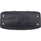 Prada Black Leather Vitello Daino Handbag