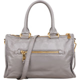 Miu Miu Lilac Vitello Shine Satchel Handbag