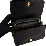 Chanel Quilted Lambskin Small 24K Gold Single Flap Shoulder Bag
