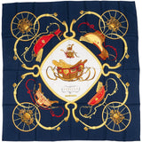 Hermès Springs Silk 90 Scarf Tuch