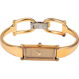 Gucci Gold Tone 1500L Bangle Woman Watch
