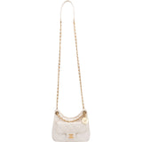 Chanel Quilted Leather Wavy CC Lucky Number 5 Small Crossbody Bag
