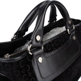Celine C Macadam Suede Boogie Handbag