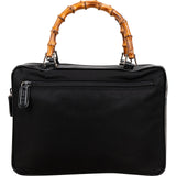 Gucci Nylon Bamboo Top Handle Handbag