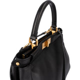 Fendi Black Calfskin Peekaboo Handbag